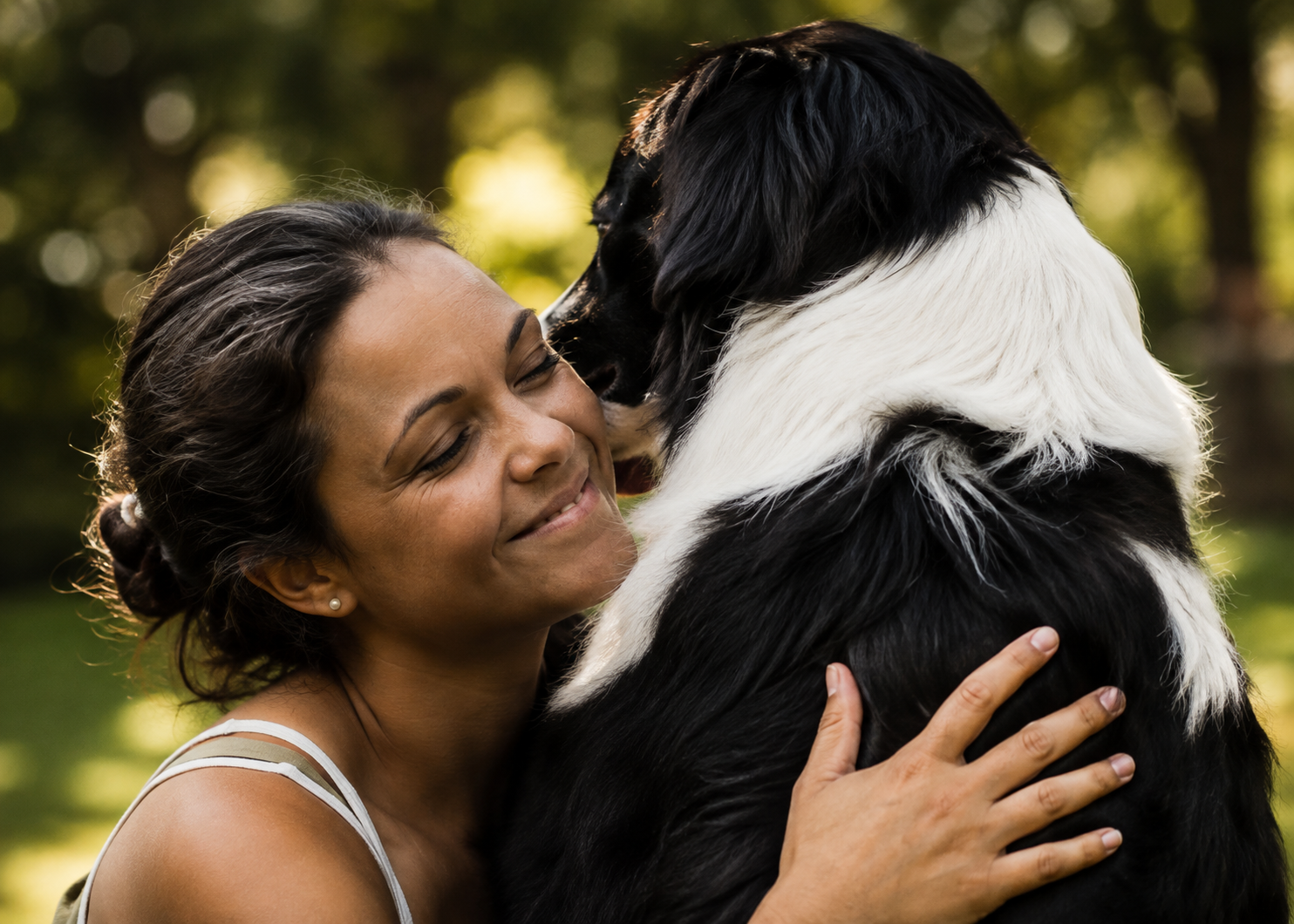 Relazione tra persona e cane in ambiente naturale